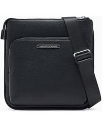 ARMANI EXCHANGE - Crossbody Bag With A Front Zip Pocket And Adjustable Strap - Lyst