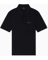 ARMANI EXCHANGE - Regular Fit Polo - Lyst