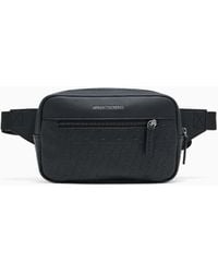 ARMANI EXCHANGE - Marsupio Con Logo E Tasca Frontale Con Zip - Lyst