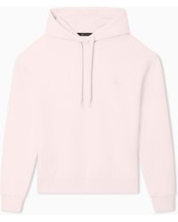 ARMANI EXCHANGE - Scuba Hoodie With Lettering Logo - Lyst