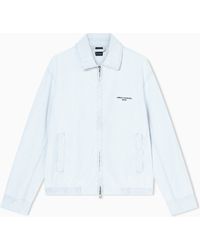 ARMANI EXCHANGE - Cotton Denim Jacket - Lyst
