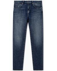 ARMANI EXCHANGE - Comfort Slim-Fit Five-Pocket Jeans - Lyst