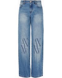 ARMANI EXCHANGE - Relaxed Fit Jeans - Lyst