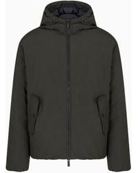 ARMANI EXCHANGE - Giubbotto Imbottito Con Cappuccio - Lyst
