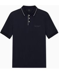 ARMANI EXCHANGE - Regular Fit Polo Shirt - Lyst