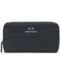 ARMANI EXCHANGE - Horizontal Zip Wallet - Lyst