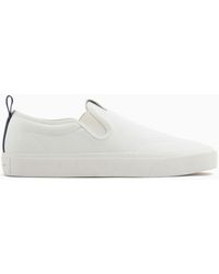 Armani Exchange - Sneakers With Pull Tab On The Back - Lyst