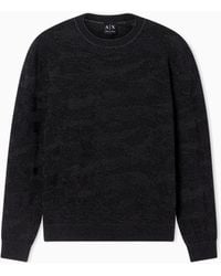 ARMANI EXCHANGE - Fine-Weave Mercerized Cotton Sweater - Lyst