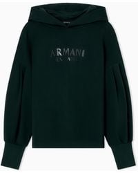 ARMANI EXCHANGE - Sweatshirt With Wide Sleeves - Lyst