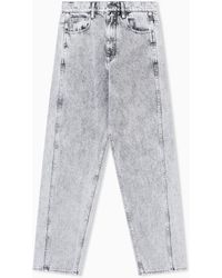 ARMANI EXCHANGE - Vaqueros De Mezclilla Lavados A La Piedra - Lyst