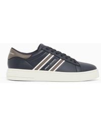 ARMANI EXCHANGE - Sneakers With Webbing And Rubber Sole - Lyst