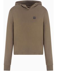 ARMANI EXCHANGE - Asv Hoodie Aus Bio-Baumwollmischung - Lyst