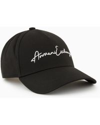 ARMANI EXCHANGE - Mütze Mit Schirm Und Maxi-Logo - Lyst