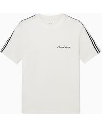 ARMANI EXCHANGE - T-Shirt Mit Rundhalsausschnitt Und Charakteristischem Logo - Lyst