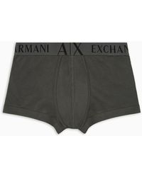 Armani Exchange - Stretch Cotton Boxer Briefs - Lyst