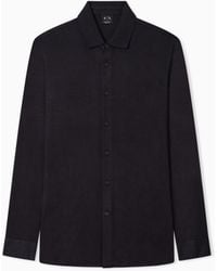 ARMANI EXCHANGE - Technical Fabric Shirt - Lyst