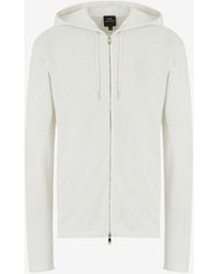 armani exchange zip up sweater