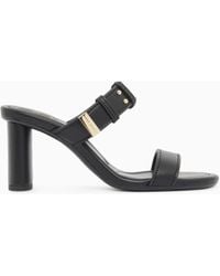 ARMANI EXCHANGE - Heeled Sandals With Two Straps - Lyst