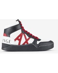 armani exchange high top sneakers