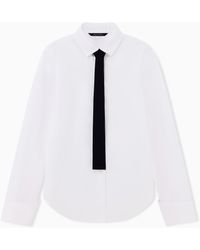 ARMANI EXCHANGE - Regular Fit Shirt Cotton Popeline - Lyst