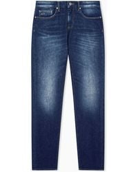 ARMANI EXCHANGE - Pantalón Vaquero De Algodón Elástico Con Cinco Bolsillos - Lyst