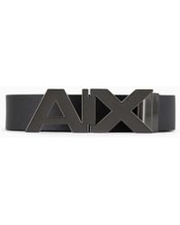 ARMANI EXCHANGE - Plate Belt - Lyst