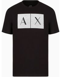 ARMANI EXCHANGE - Slim Fit Jersey T-Shirt With Logo - Lyst