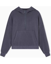 ARMANI EXCHANGE - Half Zip Hoodie - Lyst