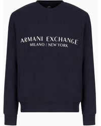 Armani Exchange - Sweatshirt Aus French-terry-stoff - Lyst