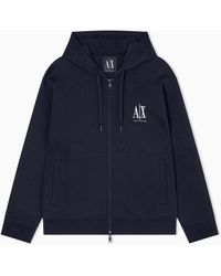 ARMANI EXCHANGE - Full-Zip Hoodie - Lyst
