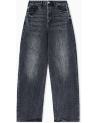 ARMANI EXCHANGE - Vaqueros De Pierna Ancha En Denim Lavado A La Piedra - Lyst