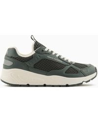 Armani Exchange - Chunky Sneakers With Contrasting Sole - Lyst