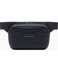 ARMANI EXCHANGE - Waist Bag With Zipper Closure And Adjustable Strap - Lyst