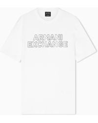 ARMANI EXCHANGE - Slim Fit Cotton T-Shirt - Lyst