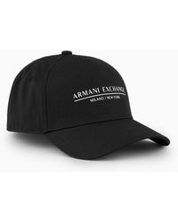 Armani Exchange - Cotton Baseball Cap - Lyst