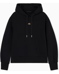 ARMANI EXCHANGE - Cotton Hoodie - Lyst