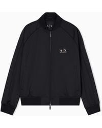 ARMANI EXCHANGE - Quilted Full-Zip Down Jacket - Lyst