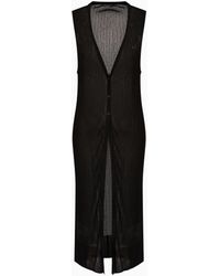 ARMANI EXCHANGE - Long Vest - Lyst