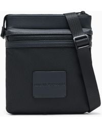 ARMANI EXCHANGE - Flat Crossbody Messenger Bag - Lyst
