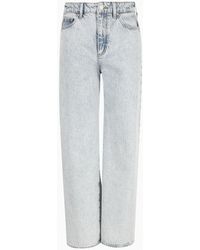 Armani Exchange - Jeans J38 Relaxed Fit In Denim Indigo Di Cotone - Lyst