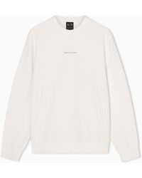 ARMANI EXCHANGE - Cotton Sweatshirt - Lyst