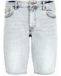 Armani Exchange - Jeans-shorts - Lyst