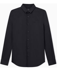 ARMANI EXCHANGE - Slim-Fit Shirt Essential - Lyst