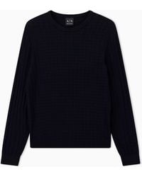 ARMANI EXCHANGE - Regular Fit Pullover Viscose Blend - Lyst