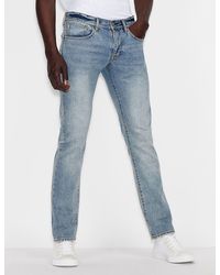 Armani Exchange J13 SLIM FIT DARK GREY JEAN, SLIM FIT JEANS for Men | A|X  Online Store