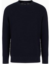 Armani Exchange - Cotton Crew-neck Sweater - Lyst