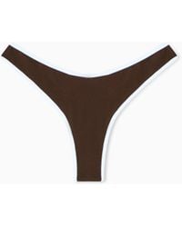 ARMANI EXCHANGE - Low-Rise Bikini Bottoms - Lyst