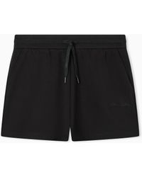 ARMANI EXCHANGE - Scuba Fabric Shorts With Lettering Logo - Lyst