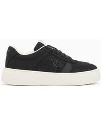 ARMANI EXCHANGE - Lace-Up Low-Top Sneakers - Lyst
