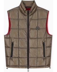 ARMANI EXCHANGE - Down Jacket Nylon With Down Feather Padding - Lyst